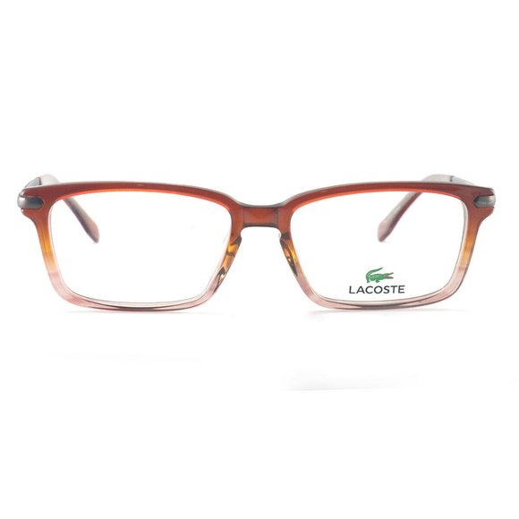 Lacoste Rectangular Shape Brown Gradient Frame - Picture 2 of 5